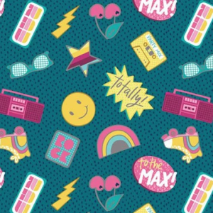 Retro Blast Stickers - Camelot Fabrics