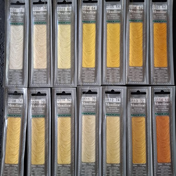 Madeira Mouliné Sticktwist - 6 fädig 10m - (0101-0114)