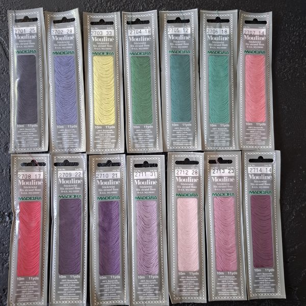 Madeira Mouliné Sticktwist - 6 fädig 10m - (2701-2714)