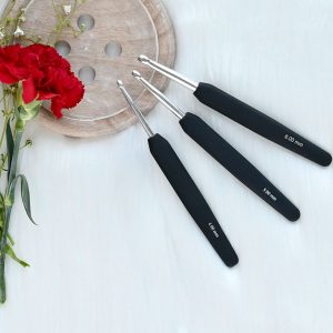 KnitPro - Häkelnadel Aluminium mit Softgriff - versch. Stärken